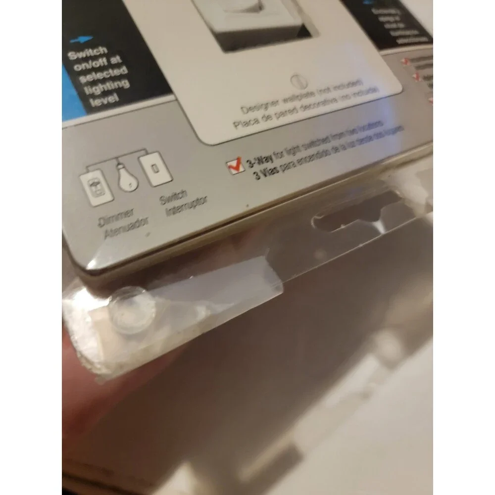 Lutron S-603-PNLH-WH 3 Way Dimmer 600watt Open Box